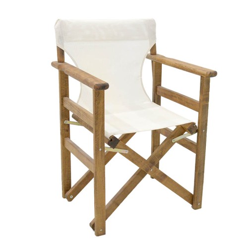 Καρέκλα-πολυθρόνα σκηνοθέτη Art Maison Μπρέσια - White (61x51x86εκ.)