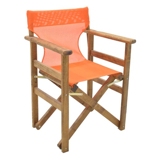 Καρέκλα-πολυθρόνα σκηνοθέτη Art Maison Μπρέσια - Orange (61x51x86εκ.)