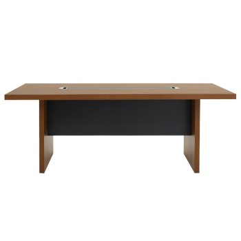 Τραπέζι συμβουλίου Art Maison Καταντζάρο - Walnut Charcoal (240x120x76εκ)