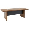 Τραπέζι συμβουλίου Art Maison Καταντζάρο - Walnut Charcoal (240x120x76εκ)