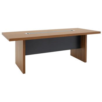 Τραπέζι συμβουλίου Art Maison Καταντζάρο - Walnut Charcoal (240x120x76εκ)