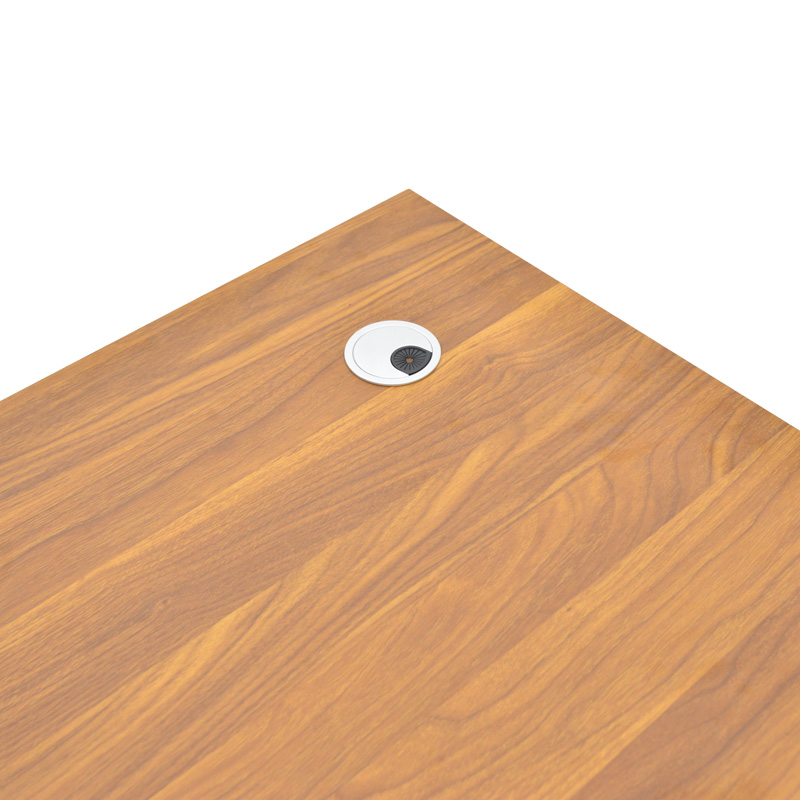 Γραφείο εργασίας επαγγελματικό Art Maison Kartana σε καρυδί-ανθρακί απόχρωση 180x90x76εκ