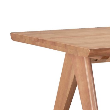 Τραπέζι Τραπεζαρίας Art Maison Pisa - Light Walnut (160x85x75εκ.)
