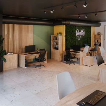 Γραφείο εργασίας Art Maison Sheffield - Natural (120x70x75εκ.)