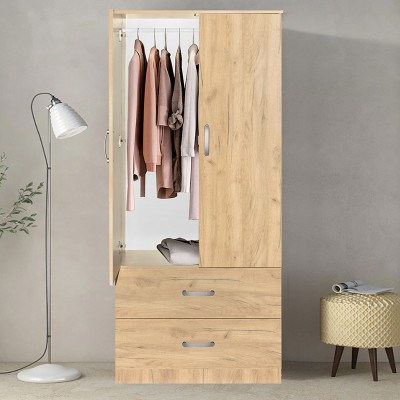 Ντουλάπα δίφυλλη Art Maison Λιβόρνο - Natural (79x42x180εκ.) Ντουλάπα δίφυλλη Art Maison Λιβόρνο - Natural (79x42x180εκ.)
