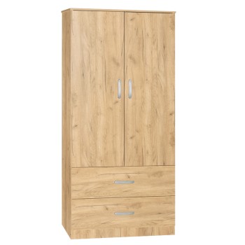 Ντουλάπα δίφυλλη Art Maison Λιβόρνο - Natural (79x42x180εκ.)