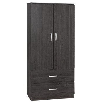 Ντουλάπα ρούχων δίφυλλη Art Maison Tokyo - Wenge (79x42x180εκ.)