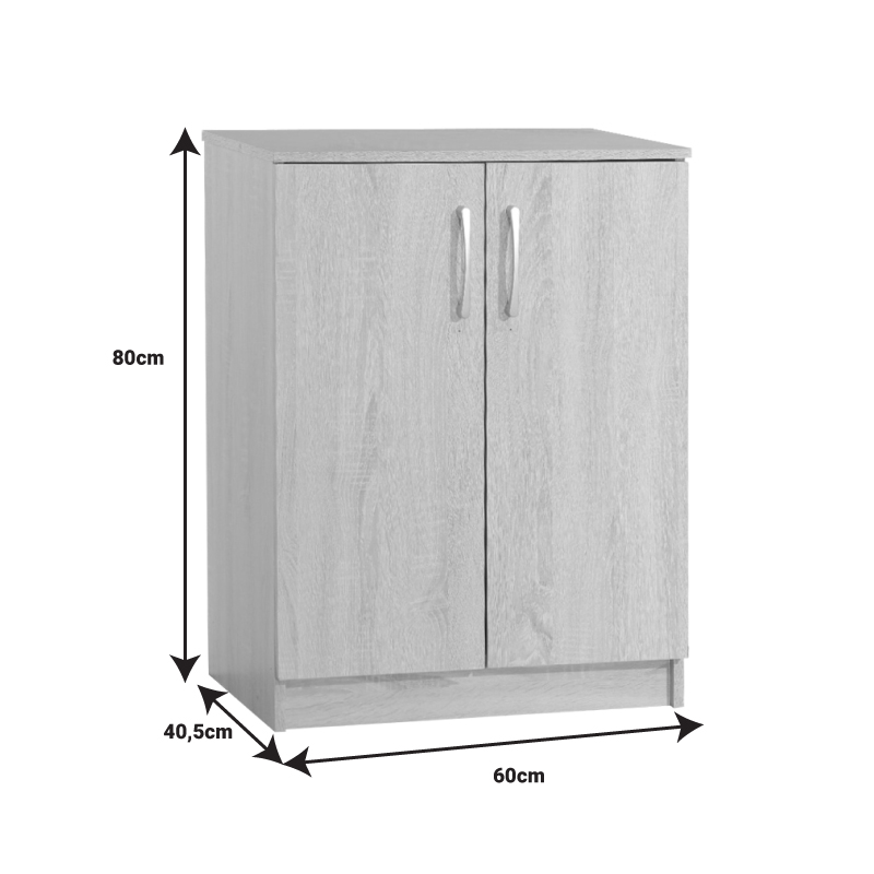 Παπουτσοθήκη-ντουλάπι Art Maison Sarasota - Wenge (60x40.5x80εκ.)