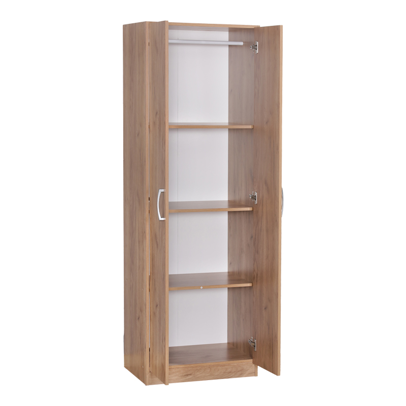 Ντουλάπα δίφυλλη Art Maison Bainbridge - Natural (60x42x180εκ.) Ντουλάπα δίφυλλη Art Maison Bainbridge - Natural (60x42x180εκ.)