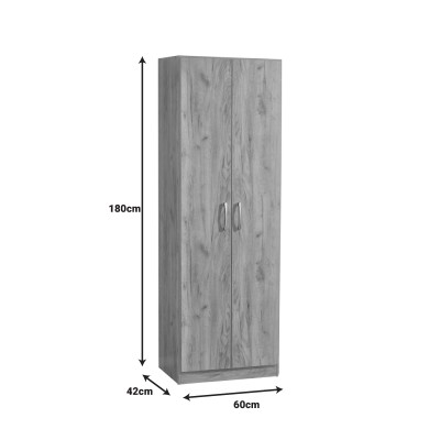 Ντουλάπα δίφυλλη Art Maison Bainbridge - Natural (60x42x180εκ.) Ντουλάπα δίφυλλη Art Maison Bainbridge - Natural (60x42x180εκ.)