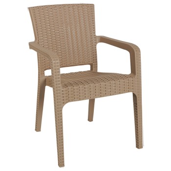 Πολυθρόνα Κήπου Art Maison Φερράρα - Cappucino (57,5x59,5x76εκ)