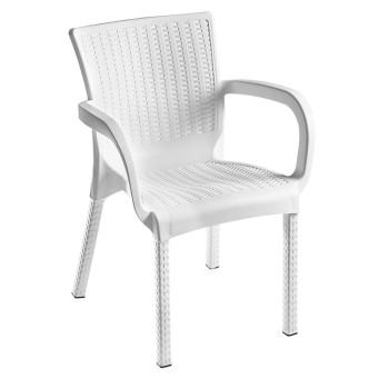 Πολυθρόνα Κήπου Art Maison Africo - White (60x60x82εκ)