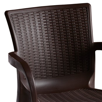 Πολυθρόνα Art Maison Tirreni - Dark Brown (60x60x82εκ.)