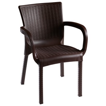 Πολυθρόνα Art Maison Tirreni - Dark Brown (60x60x82εκ.)