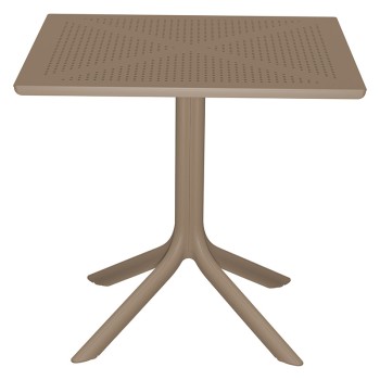 Τραπεζαρία κήπου Art Maison Timon σετ 3τεμ PP cappuccino 80x80x74,5εκ.