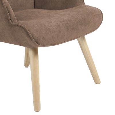 Πολυθρόνα Art Maison Piedmont - Brown Natural (75x69x96εκ.)