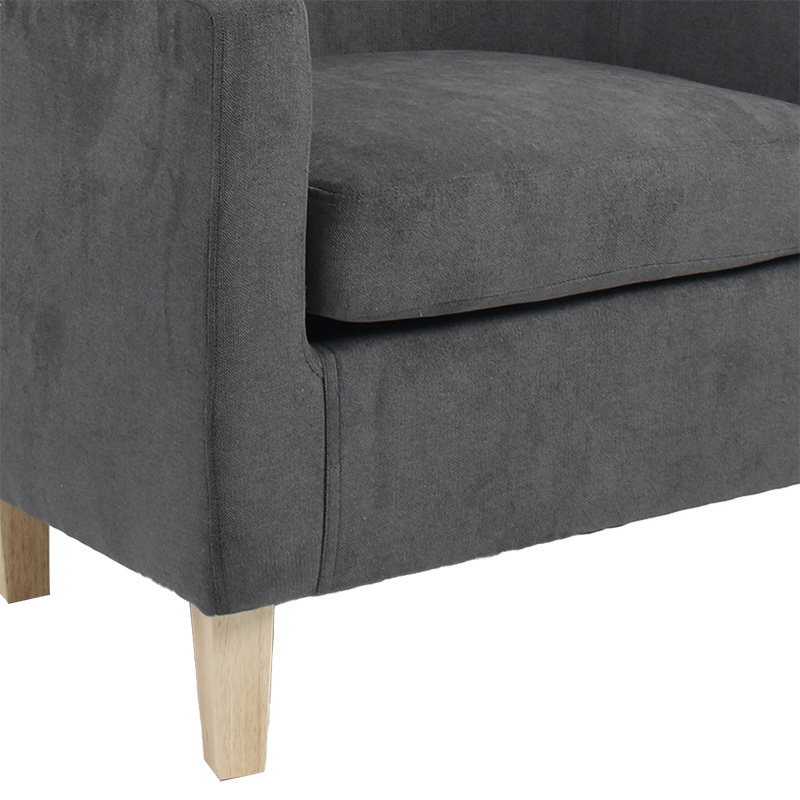 Πολυθρόνα Art Maison Hanalei - Natural Carcoal (71x71x78εκ.)