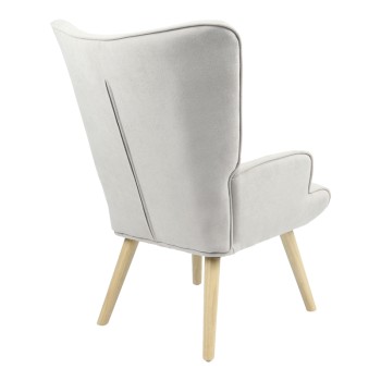 Πολυθρόνα Art Maison Piedmont - Light Gray Natural (75x69x96cm)