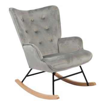Κουνιστή Πολυθρόνα Art Maison Piedmont - Gray Natural (75x71x95εκ.)