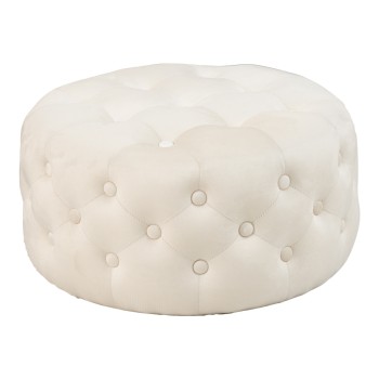 Σκαμπό Art Maison Piacenza - Cream (Φ59x28,5εκ.)