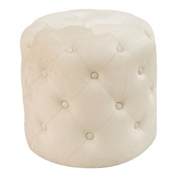 Σκαμπό Art Maison Piacenza - Cream (Φ49x47εκ.)