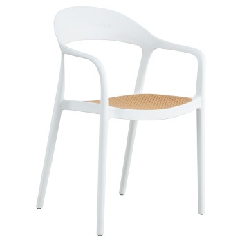 Πολυθρόνα Art Maison Affi - Beige White (52.5x56.5x81εκ.)