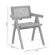 Καρέκλα Art Maison Agerola - Rattan (52x59x79εκ)