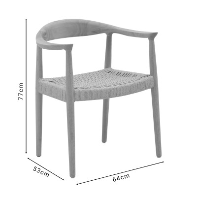 Καρέκλα Art Maison Agerola - Rattan (64x53x77εκ) Καρέκλα Art Maison Agerola - Rattan (64x53x77εκ)