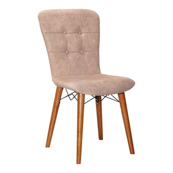 Καρέκλα Art Maison Airasca - Beige (44x48x88εκ)