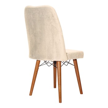 Καρέκλα Art Maison Arezzo - Ecru Walnut (46x52x92εκ.)