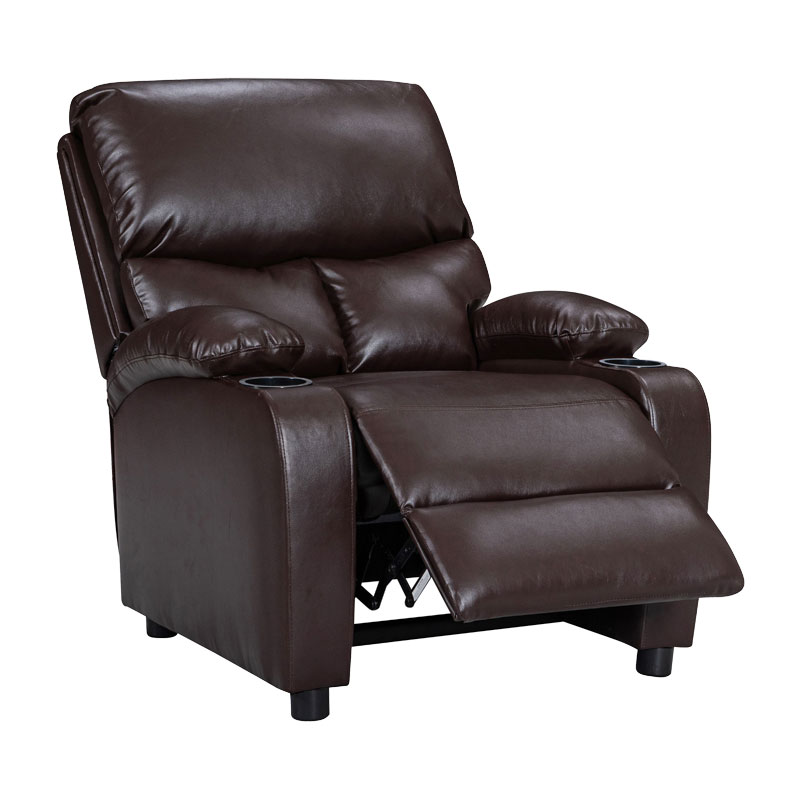 Πολυθρόνα relax με ποτηροθήκη Art Maison Pocatello - Brown (79x94x102εκ.)