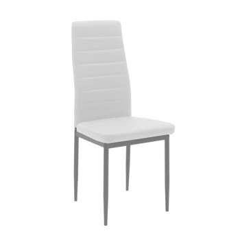 Καρέκλα Art Maison Cesena - White Gray Pu (42x48x98εκ)