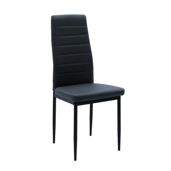 Καρέκλα Art Maison Cesena - Charcoal Black Pu (42x48x98εκ)