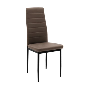 Καρέκλα Art Maison Cesena - Cappuccino Black Pu (42x48x98εκ)