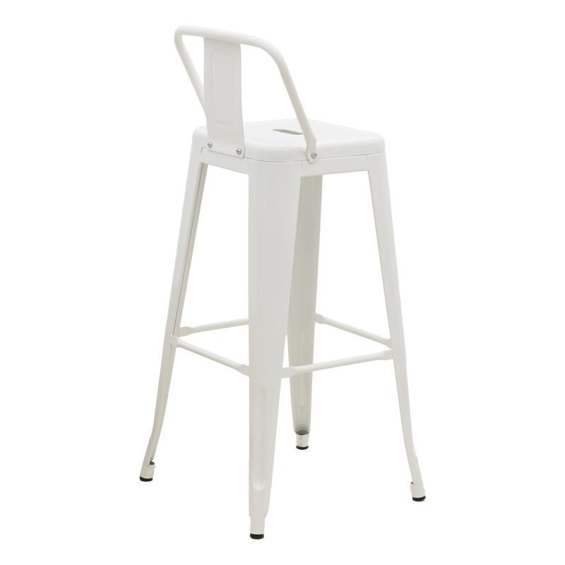Σκαμπό μπαρ με πλάτη Art Maison Vigevano - White (42x42x97εκ.) Σκαμπό μπαρ με πλάτη Art Maison Vigevano - White (42x42x97εκ.)
