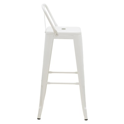 Σκαμπό μπαρ με πλάτη Art Maison Vigevano - White (42x42x97εκ.) Σκαμπό μπαρ με πλάτη Art Maison Vigevano - White (42x42x97εκ.)