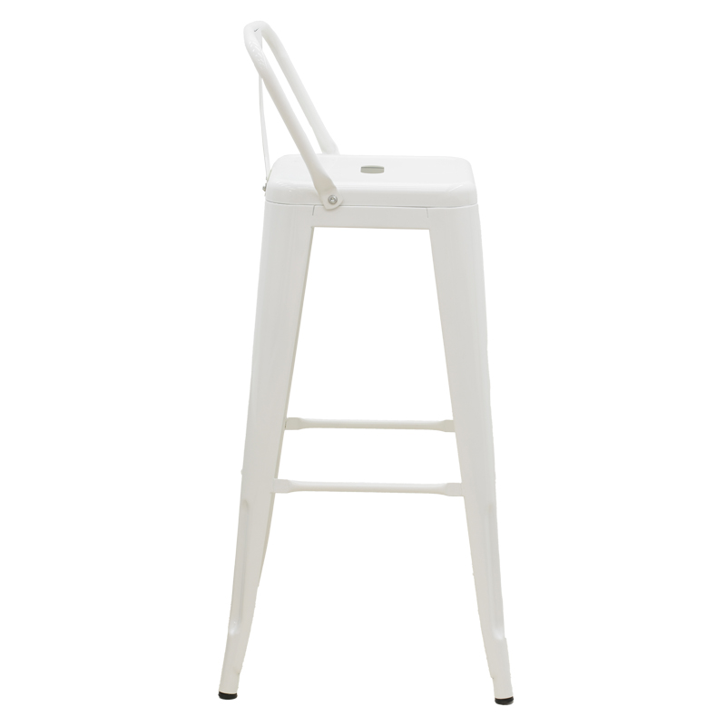Σκαμπό μπαρ με πλάτη Art Maison Vigevano - White (42x42x97εκ.) Σκαμπό μπαρ με πλάτη Art Maison Vigevano - White (42x42x97εκ.)