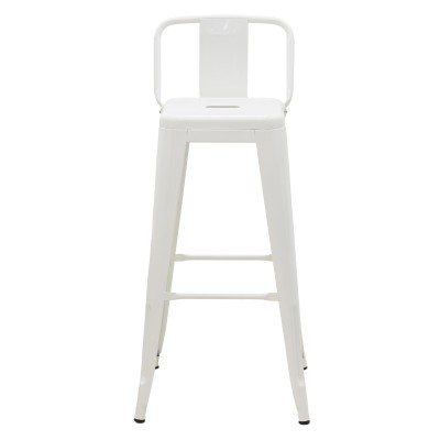Σκαμπό μπαρ με πλάτη Art Maison Vigevano - White (42x42x97εκ.) Σκαμπό μπαρ με πλάτη Art Maison Vigevano - White (42x42x97εκ.)
