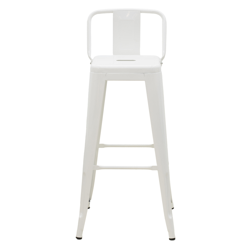 Σκαμπό μπαρ με πλάτη Art Maison Vigevano - White (42x42x97εκ.) Σκαμπό μπαρ με πλάτη Art Maison Vigevano - White (42x42x97εκ.)