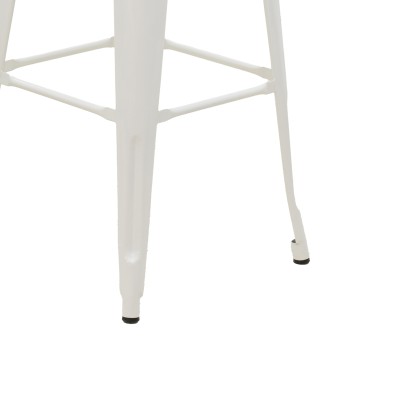 Σκαμπό μπαρ με πλάτη Art Maison Vigevano - White (42x42x97εκ.) Σκαμπό μπαρ με πλάτη Art Maison Vigevano - White (42x42x97εκ.)