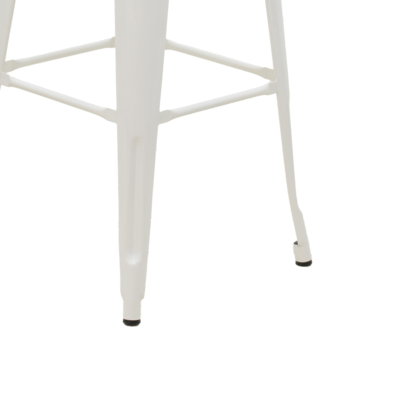 Σκαμπό μπαρ με πλάτη Art Maison Vigevano - White (42x42x97εκ.) Σκαμπό μπαρ με πλάτη Art Maison Vigevano - White (42x42x97εκ.)