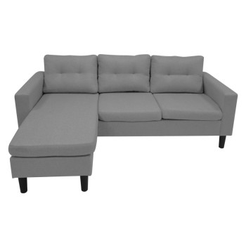 Γωνιακός καναπές Art Maison Piedmont - Charcoal (196x138/77x82εκ.)