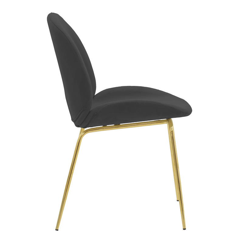 Καρέκλα Art Maison Salida - Carcoal Gold (47x60x90εκ.)