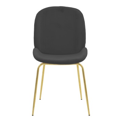 Καρέκλα Art Maison Salida - Carcoal Gold (47x60x90εκ.)