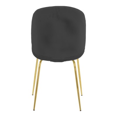 Καρέκλα Art Maison Salida - Carcoal Gold (47x60x90εκ.)