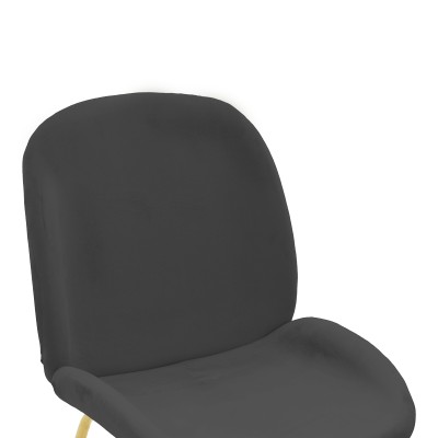 Καρέκλα Art Maison Salida - Carcoal Gold (47x60x90εκ.)