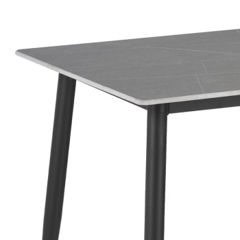 Τραπέζι κουζίνας Art Maison Portici - Gray Marble (160x90x75εκ)