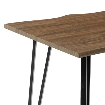 Τραπέζι Art Maison Bisceglie - Walnut Black (140x80x76εκ.)