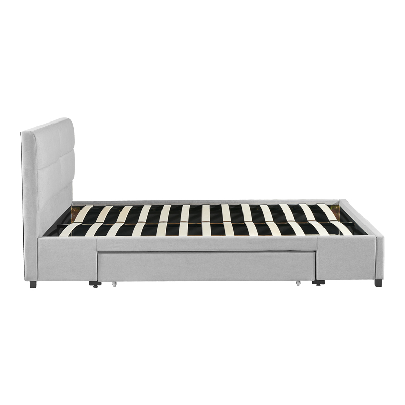 Κρεβάτι με συρτάρι Art Maison Leadville - Beige (Για στρώμα 160x200εκ.) Κρεβάτι με συρτάρι Art Maison Leadville - Beige (Για στρώμα 160x200εκ.)