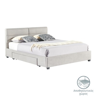 Κρεβάτι με συρτάρι Art Maison Leadville - Beige (Για στρώμα 160x200εκ.) Κρεβάτι με συρτάρι Art Maison Leadville - Beige (Για στρώμα 160x200εκ.)